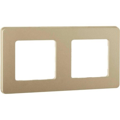 Рамка 2-м Inspiria шампань IEK 673948