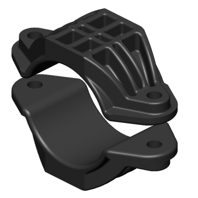 Крепление одиночное кабельное d65-90мм EKF scc6590