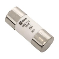 Вставка плавкая цилиндрическая ПВЦ 22х58 6А EKF pvc-22x58-6 Вставка плавкая цилиндрическая ПВЦ 22х58 6А EKF pvc-22x58-6