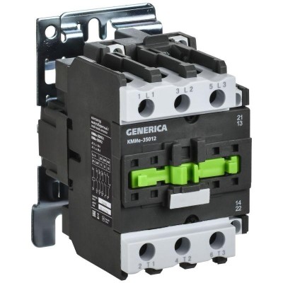 Контактор КМИе-35012 50А 230В/АС3 1НО 1НЗ GENERICA KKME31-050-230-11 Контактор КМИе-35012 50А 230В/АС3 1НО 1НЗ GENERICA KKME31-050-230-11