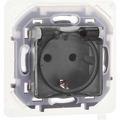 Розетка 1-м СП Inspiria 16А IP44 250В 2P+E защ. шторки с крышкой немецк. стандарт механизм алюм. IEK 673742 Розетка 1-м СП Inspiria 16А IP44 250В 2P+E защ. шторки с крышкой немецк. стандарт механизм алюм. IEK 673742