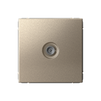 Розетка телевизионная оконечная TV ArtGallery 1дБ механизм шампань SE GAL000591