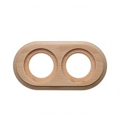 Рамка 2-м ретро дерево натурэль Bironi BF1-620-10 Рамка 2-м ретро дерево натурэль Bironi BF1-620-10