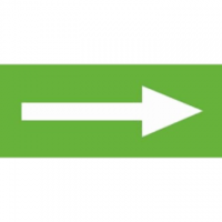 Этикетка самоклеящаяся стрелка без текста INFO-SSA-114 ЭРА Б0052435