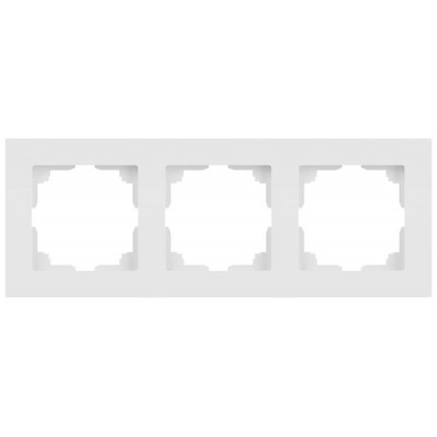 Рамка 3-м СП Accent 6-503-01М бел. матов. Intro Б0063744
