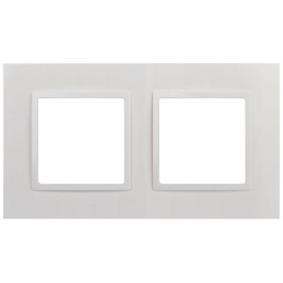 Рамка 2-м Elegance 14-5012-01 Classic бел. Эра Б0060576