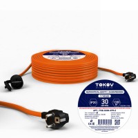 Удлинитель-шнур 1х30м с заземл. 6А IP20 3х0.75 TOKOV ELECTRIC TKE-SS30-075-Z Удлинитель-шнур 1х30м с заземл. 6А IP20 3х0.75 TOKOV ELECTRIC TKE-SS30-075-Z
