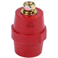 Изолятор SM45 (М8) силовой с болтом IEK YIS11-45-14-B Изолятор SM45 (М8) силовой с болтом IEK YIS11-45-14-B