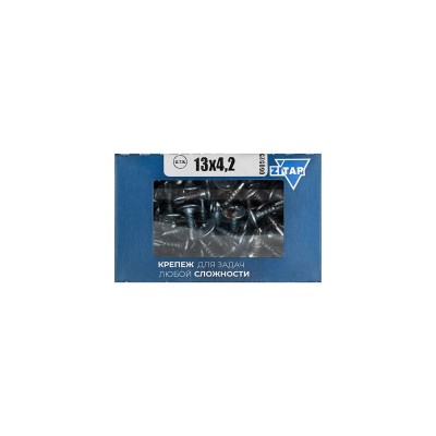 Саморез для тонкого метал. листа со сверлом 4.2х13 (коробка) (уп.200шт) Tech-Krep PRO/Zitar 102148