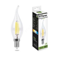 Лампа светодиодная LED 7вт Е14 белый свеча на ветру FILAMENT Лампа светодиодная LED 7вт Е14 белый свеча на ветру FILAMENT