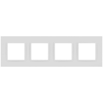 Рамка 4-м Elegance 14-5014-01М Classic для розеток и выключателей матов. бел. Эра Б0065828