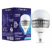 Лампа светодиодная 100Вт HP 6500К E40/E27 176-264В TOKOV ELECTRIC TKE-HP-E40/E27-100-6.5K Лампа светодиодная 100Вт HP 6500К E40/E27 176-264В TOKOV ELECTRIC TKE-HP-E40/E27-100-6.5K