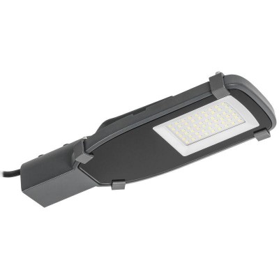 Светильник светодиодный ДКУ 1002-30Д 5000К IP65 уличный консольный сер. IEK LDKU0-1002-030-5000-K03