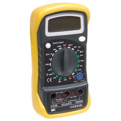 Мультиметр цифровой Master MAS838L IEK TMD-3L-838