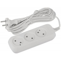 Удлинитель 3х5м без заземл. ШВВП 2х0.75 UDL-6-350 Greenline Эра Б0065070