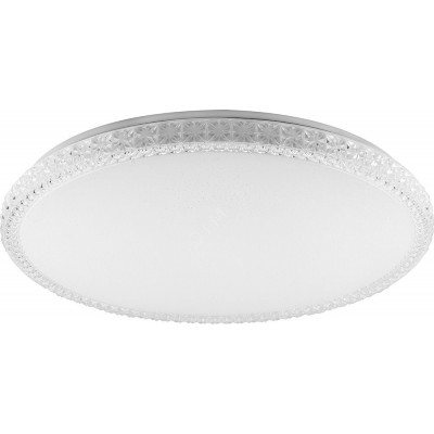 Светильник светодиодный ДБО-36w круглый матовый с эффектом Звездного неба регулировкой цветовой температуры 3000-6500К светового потока max 2900Лм и режима освещенности с пультом управления и таймером выключения