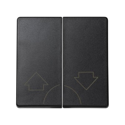 Клавиша двойная для мех. 73396-39 Simon73 Loft графит 73028-62