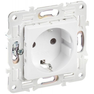 Розетка SKANDY 16А с заземл. без защ. шторок SK-R05W арктич. бел. IEK SK-R11-16-K01 Розетка SKANDY 16А с заземл. без защ. шторок SK-R05W арктич. бел. IEK SK-R11-16-K01