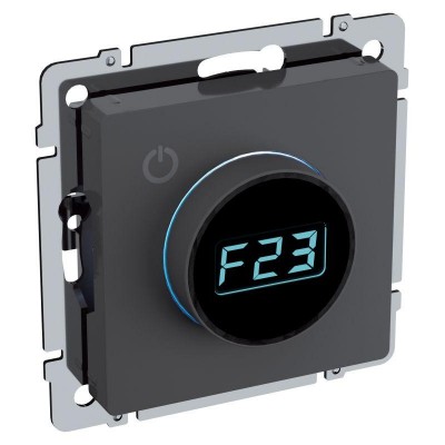 Термостат электронный с индик. BRITE СП IP20 ТС10-1-БрГ механизм графит IEK BR-RT11-K53