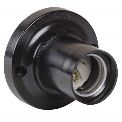 Патрон потолочный E27 Пкб27-04-К21 карболит. с этикеткой черн. IEK EPK12-04-01-K01 Патрон потолочный E27 Пкб27-04-К21 карболит. с этикеткой черн. IEK EPK12-04-01-K01