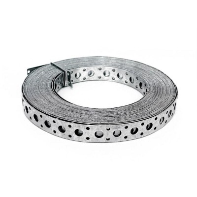 Лента монтажная перфорированная прямая для прямого монтажа ЛМП 20х0.55 (уп.25м) Промрукав PR08.3831 Лента монтажная перфорированная прямая для прямого монтажа ЛМП 20х0.55 (уп.25м) Промрукав PR08.3831