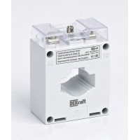 Трансформатор тока ТШП-0.66 150/5А кл. точн. 0.5 5В.А d30мм DEKraft 50135DEK