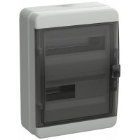 Корпус КМПн-24 TEKFOR IP65 черн. прозр. дверь пластик. IEK TF5-KP72-N-24-65-K03-K02