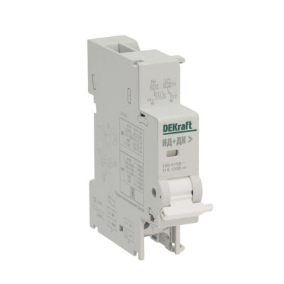 Расцепитель независимый AC110-415В DC110-130В для ВА-105 DEKraft 13302DEK Расцепитель независимый AC110-415В DC110-130В для ВА-105 DEKraft 13302DEK