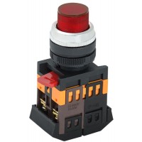 Кнопка ABLFP-22 d22мм 1з+1р 240В неон кр. IEK BBT20-ABLFP-K04 Кнопка ABLFP-22 d22мм 1з+1р 240В неон кр. IEK BBT20-ABLFP-K04
