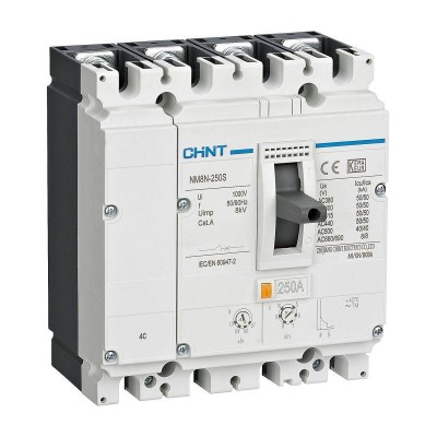 Выключатель автоматический 4п 100А 50кА NM8NDC-125S TM с термомаг. расцеп. (R) CHINT 271809 Выключатель автоматический 4п 100А 50кА NM8NDC-125S TM с термомаг. расцеп. (R) CHINT 271809