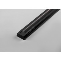 Шинопровод для трековых светильников 1м черный (в наборе токовод заглушка крепление)