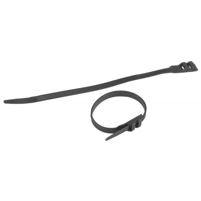 Хомут кабельный для СИП 9.0х180 с горизонт. замком черн. NO-224-592 (уп.100шт) Эра Б0066054