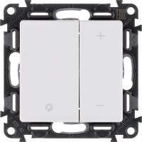 Механизм светорегулятора кнопочного Valena Life 400Вт универс. без нейтрали с лицев. панелью бел. Leg 752462 Механизм светорегулятора кнопочного Valena Life 400Вт универс. без нейтрали с лицев. панелью бел. Leg 752462