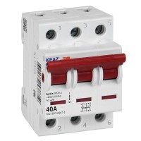 Выключатель нагрузки модульный OptiDin BM63PL-340-УХЛ3 (ВМ63PL) КЭАЗ 328169 Выключатель нагрузки модульный OptiDin BM63PL-340-УХЛ3 (ВМ63PL) КЭАЗ 328169