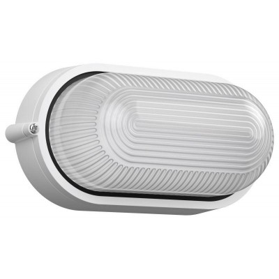 Светильник НПП 1401 60Вт E27 IP54 бел. овал IEK LNPP0-1401-1-060-K01