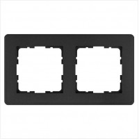 Рамка 2-м G-Flex антрацит Jasmart G1102B