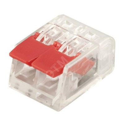 Клемма монтажная компактная 2-проводная,