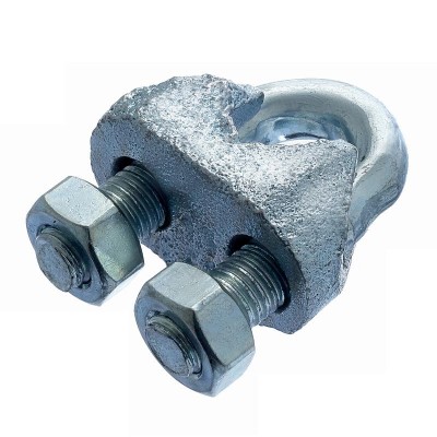 Зажим троса 5мм DIN 741 перфорир. подвес (уп.2шт) СТРОЙМЕТИЗ UTORM4010022