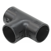 Тройник открывающийся TI32G черн. (уп.5шт) IEK CTA10D-TIG32-K02-005