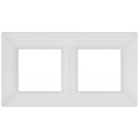 Рамка 2-м Elegance 14-5002-01М для розеток и выключателей матов. бел. Эра Б0065814