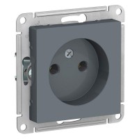 Розетка 1-м СП AtlasDesign 16А IP20 без заземл. без защ. шторок механизм грифель SE ATN000741 Розетка 1-м СП AtlasDesign 16А IP20 без заземл. без защ. шторок механизм грифель SE ATN000741