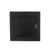Выключатель 1-кл. 1п СП Mira 10А IP20 со вставкой черн. бархат LEZARD 701-4242-100 Выключатель 1-кл. 1п СП Mira 10А IP20 со вставкой черн. бархат LEZARD 701-4242-100