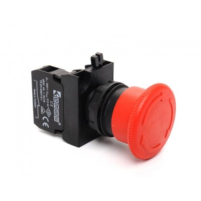 Кнопка аварийная Ф40мм (1НЗ) (CP) EMAS CP200E Кнопка аварийная Ф40мм (1НЗ) (CP) EMAS CP200E