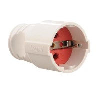 Розетка штепсельная Accessories с заземл. бел. LEZARD 715-0701-607 Розетка штепсельная Accessories с заземл. бел. LEZARD 715-0701-607