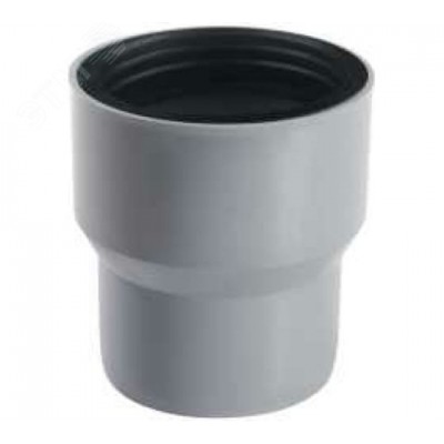 Переходник 110х124 на чугун, тапер для внутренней канализации