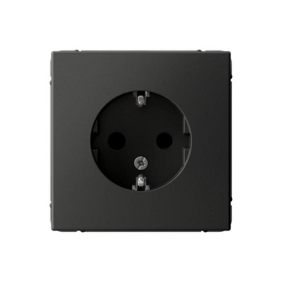 Розетка ArtGallery 16А с заземл. защ. шторки механизм базальт SE GAL001445