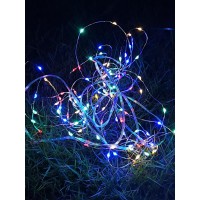 Гирлянда светодиодная "Разноцветные нити" 100LED 7м (4м+3м) мультиколор на солнечной батарее аккумулятор AA NI-MH 600мАч IP44 КОСМОС KOC_SOL196 Гирлянда светодиодная "Разноцветные нити" 100LED 7м (4м+3м) мультиколор на солнечной батарее аккумулятор AA NI-MH 600мАч IP44 КОСМОС KOC_SOL196