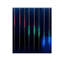 Гирлянда светодиодная "Падающие звезды" ULD-E2405-240/DTK MULTI METEOR 8 подвесов 240 LED 2.4х0.5м мульти IP44 Uniel 11122