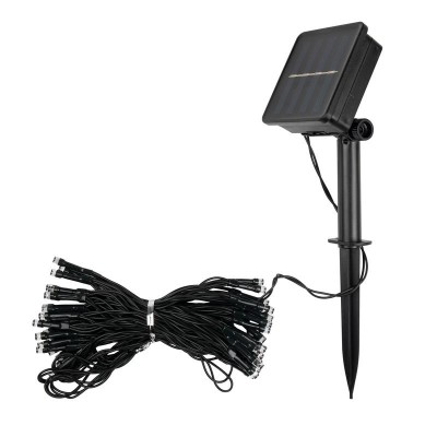 Светильник светодиодный садовый SLR-G01- 50Y гирлянда 50 желт. LED на солнечн. батарее ФАZА 5027299