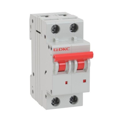 Выключатель автоматический модульный 2п C 25А 6кА MD63 YON MD63-2C25-6 Выключатель автоматический модульный 2п C 25А 6кА MD63 YON MD63-2C25-6